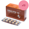 Vidalista 40mg 10 Stripping